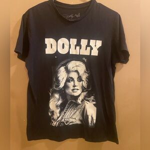 Dolly Parton Tshirt size medium black